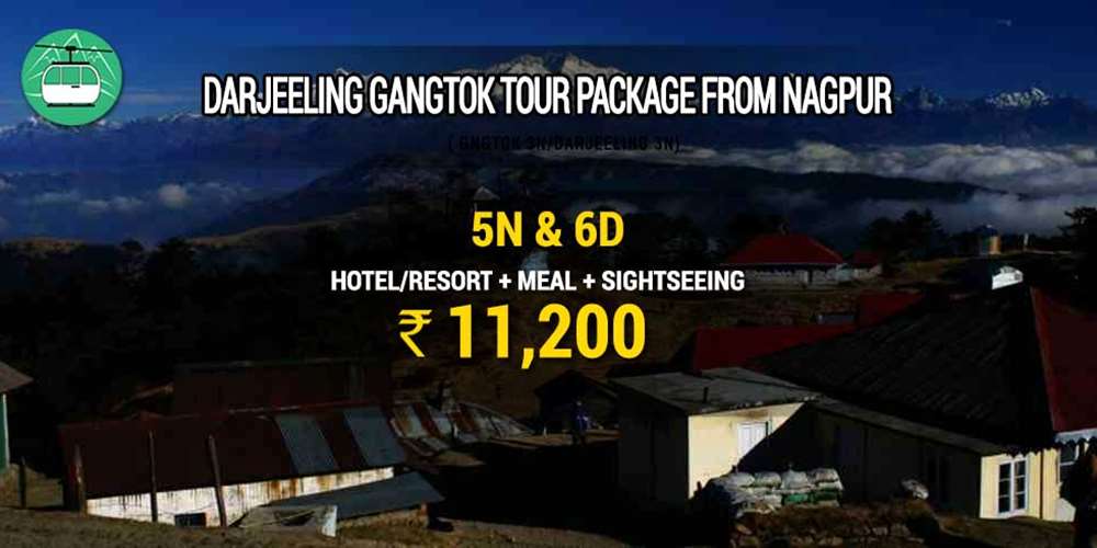 Darjeeling Sikkim Gangtok tour package from Nagpur