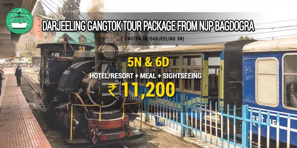 Darjeeling Sikkim Gangtok tour package from NJP Bagdogra