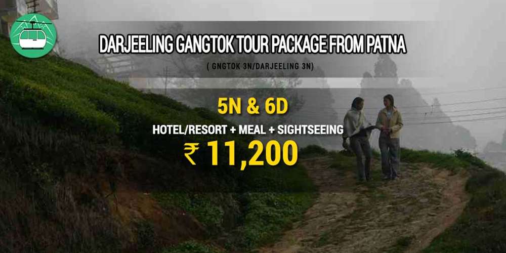 Darjeeling Sikkim Gangtok tour package from Patna