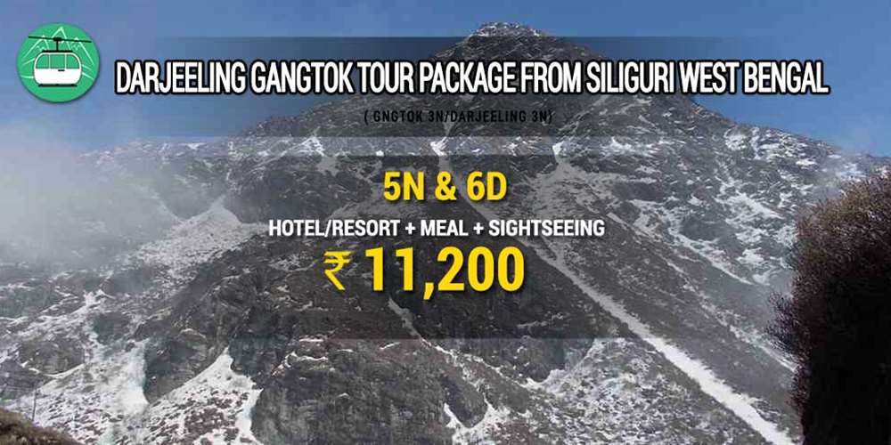 Darjeeling Sikkim Gangtok tour package from Siliguri West Bengal